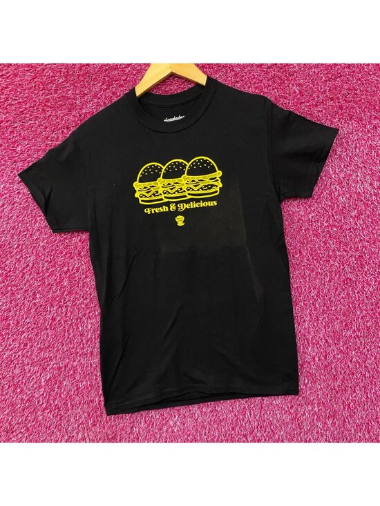 Nickelodeon SpongeBob SquarePants Krusty Crab Fresh & Delicious T-Shirt Small - Picture 3 of 6